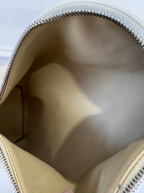 The Row Ivory Grained Leather 90's Bag