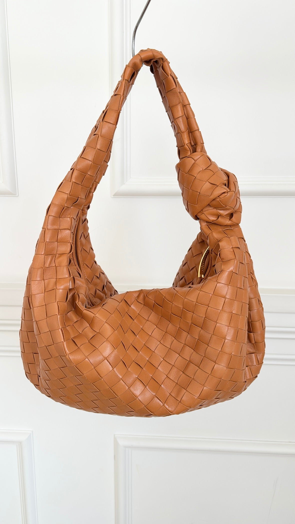 Bottega Veneta Clay Intrecciato Leather Small Jodie Bag