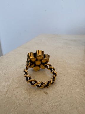 Gucci GG Crystal Flower Ring, 23