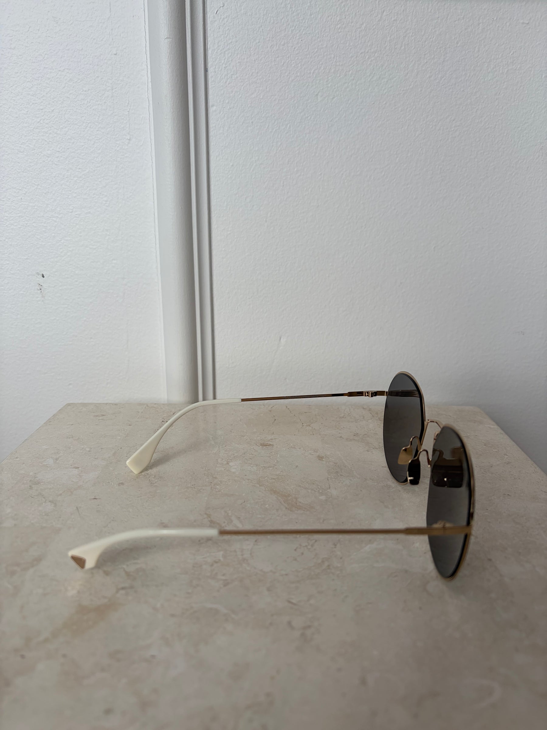 Fendi Gold Rimmed Sunglasses