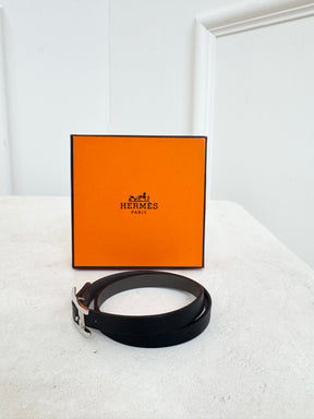 Hermès Behapi Double Tour bracelet Black, T4