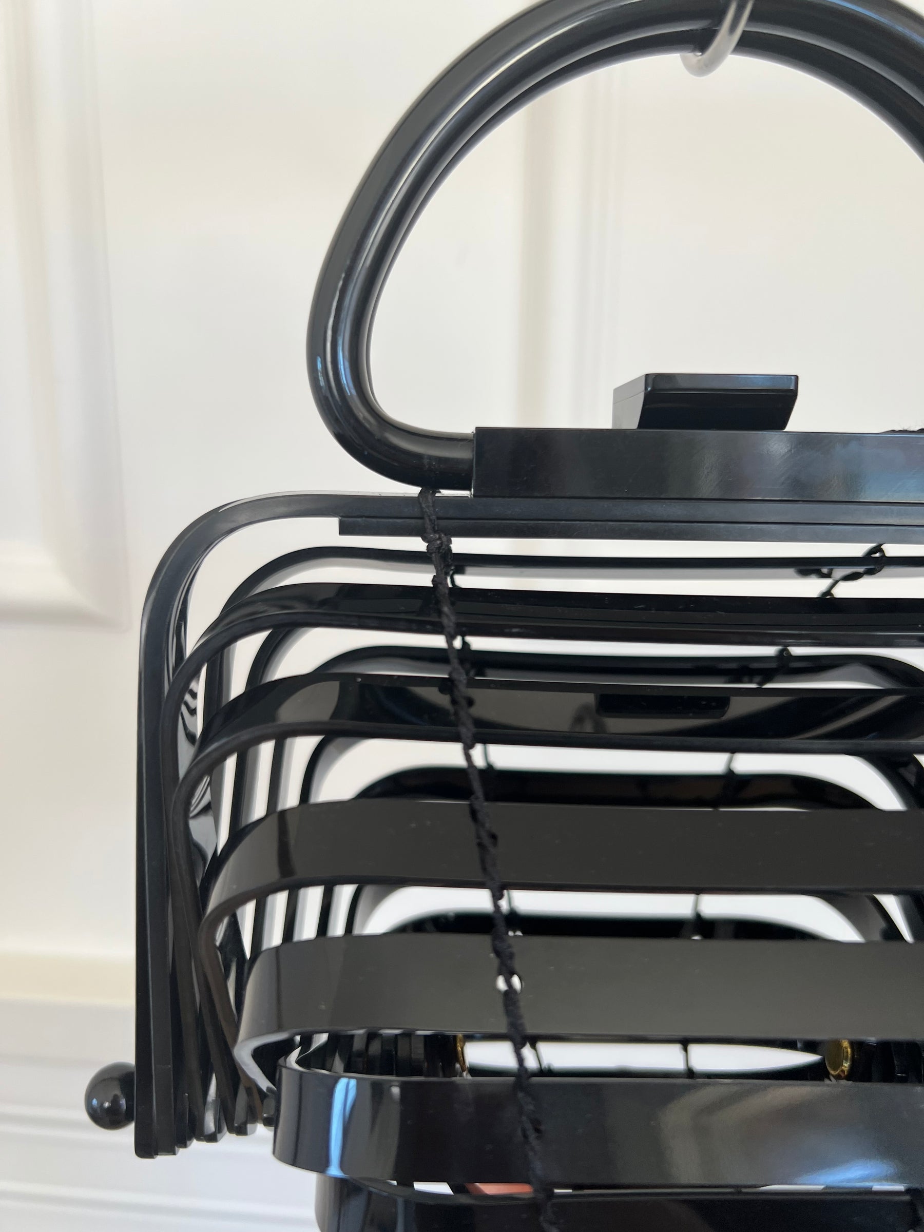 Cult Gaia Black Acrylic Lilleth Basket Bag