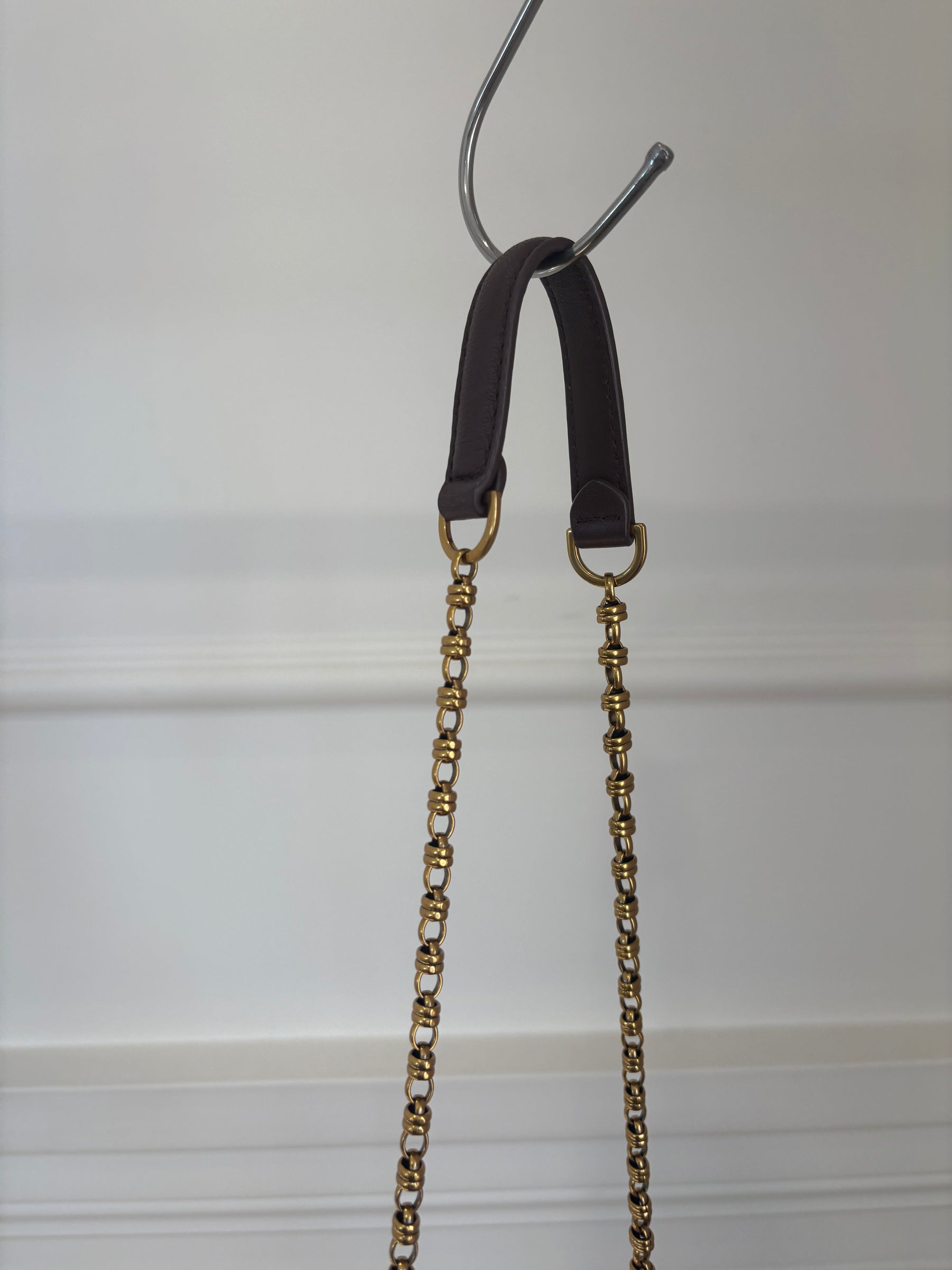Zimmermann Maroon Leather Wallet On Chain