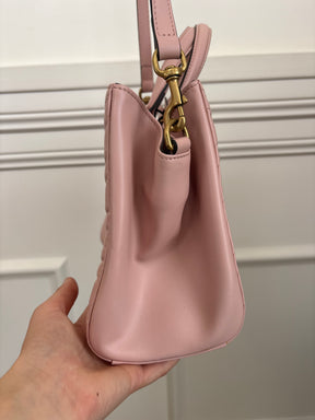 Gucci Pale Pink Quilted Marmont Tote Bag