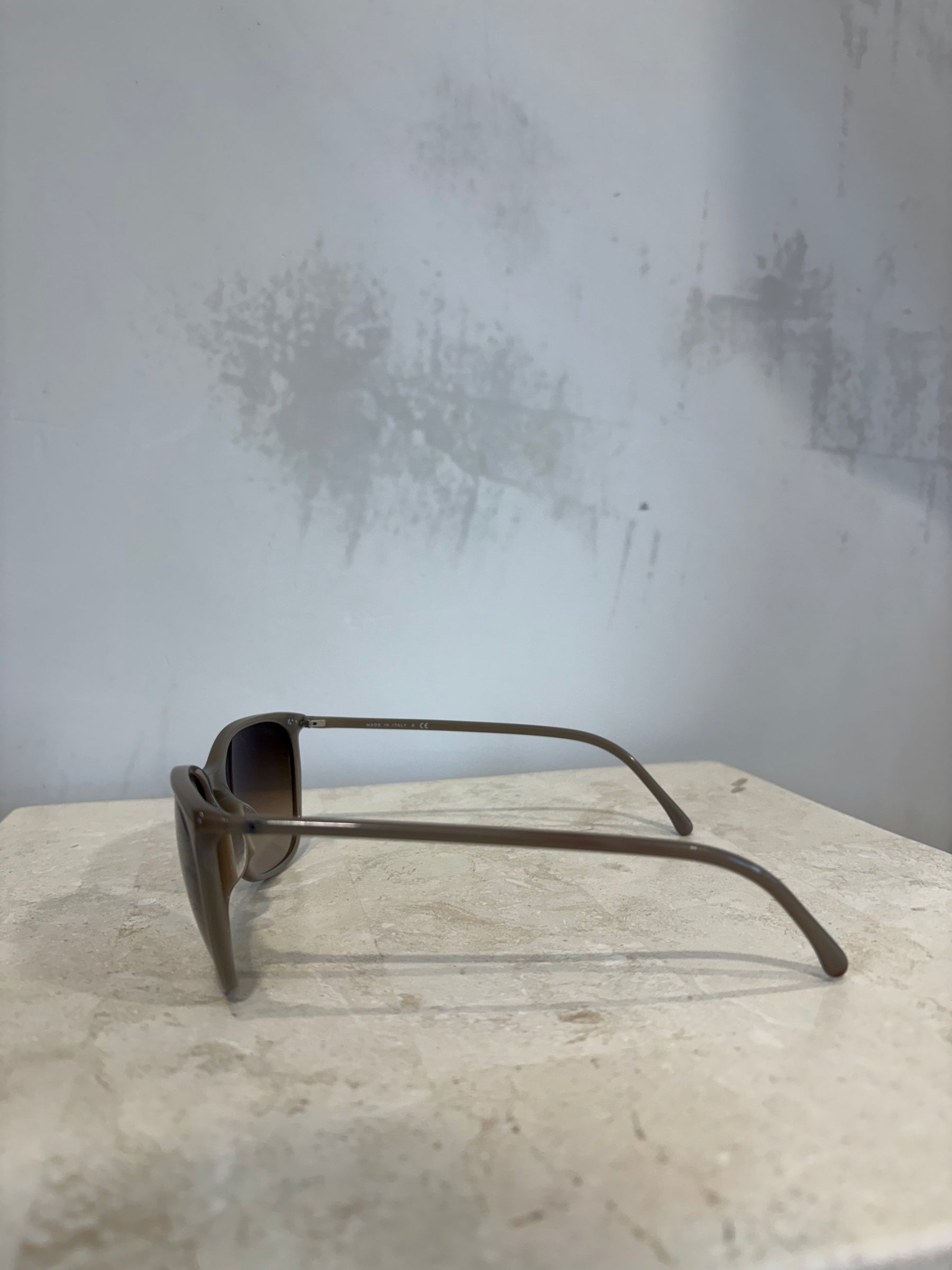 Chanel Taupe Square Sunglasses