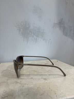 Chanel Taupe Square Sunglasses
