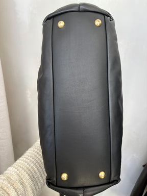 Maison Margiela Black Leather Glam Slam Shopper Tote