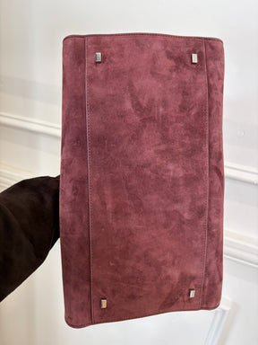 The Row Light Burgundy Suede Soft Margaux 15