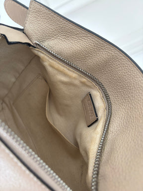 Loewe Small Puzzle Bag In Light Taupe With Anagram Strap