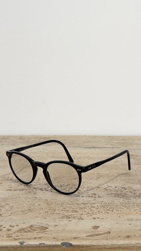 Ralph Lauren Black Oval Optical Frames