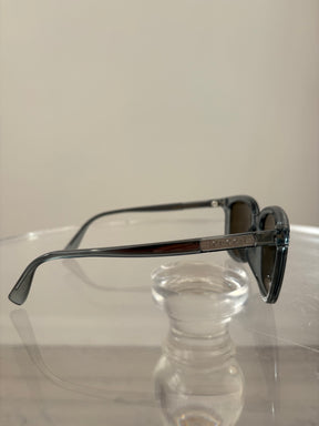 Gucci Teal Square Sunglasses