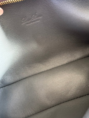 Loro Piana Charcoal Nubuck L19 Clutch