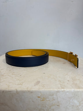 Hermès Mini Constance Belt Buckle & Reversible Leather Strap 24 mm, 85