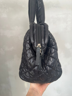 Chanel Coco Cocoon Bowling Bag Black