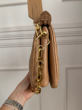 Louis Vuitton Camel Leather Coussin PM Bag