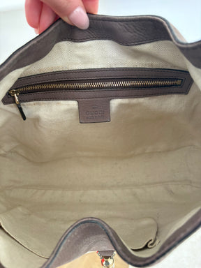 Gucci Taupe Nubuck Jackie Bag