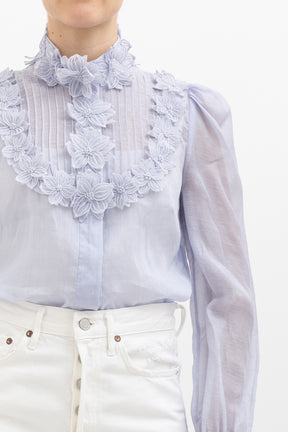 Floral Applique Blouse