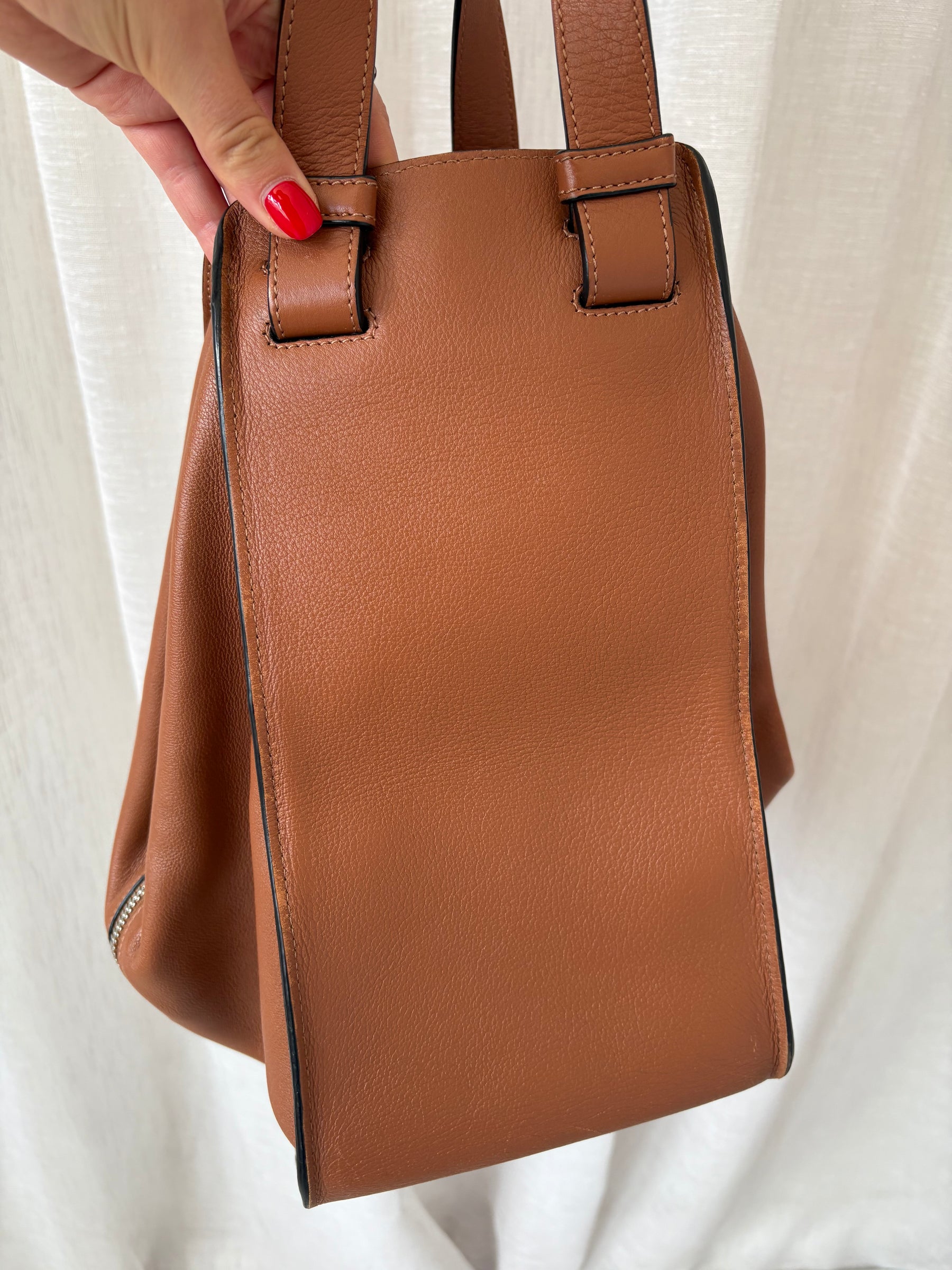 Loewe Tan Leather Large Hammock Bag