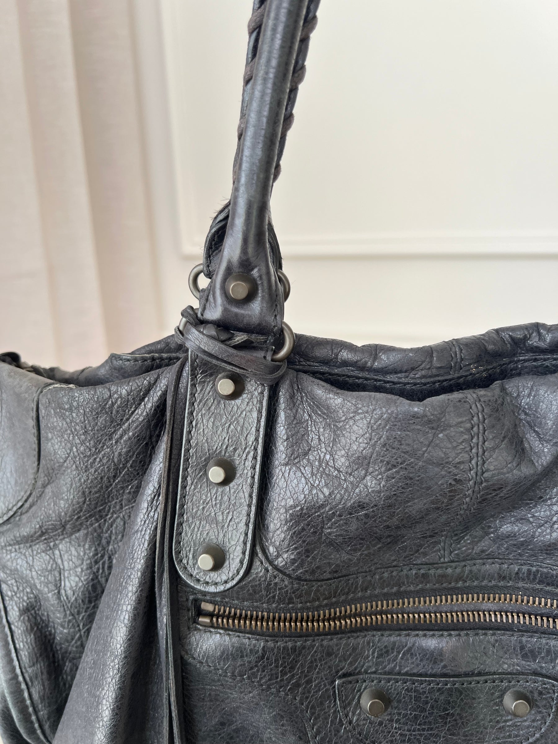 Balenciaga Black Weekender Bag