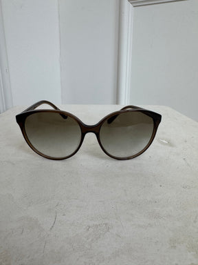 Oliver Peoples x The Row Brown Round Oversized Sunglasses