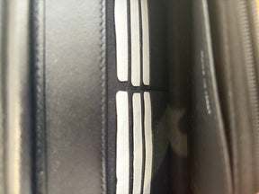 Chanel Black Lambskin Leather Wallet on Chain with Black Hardware