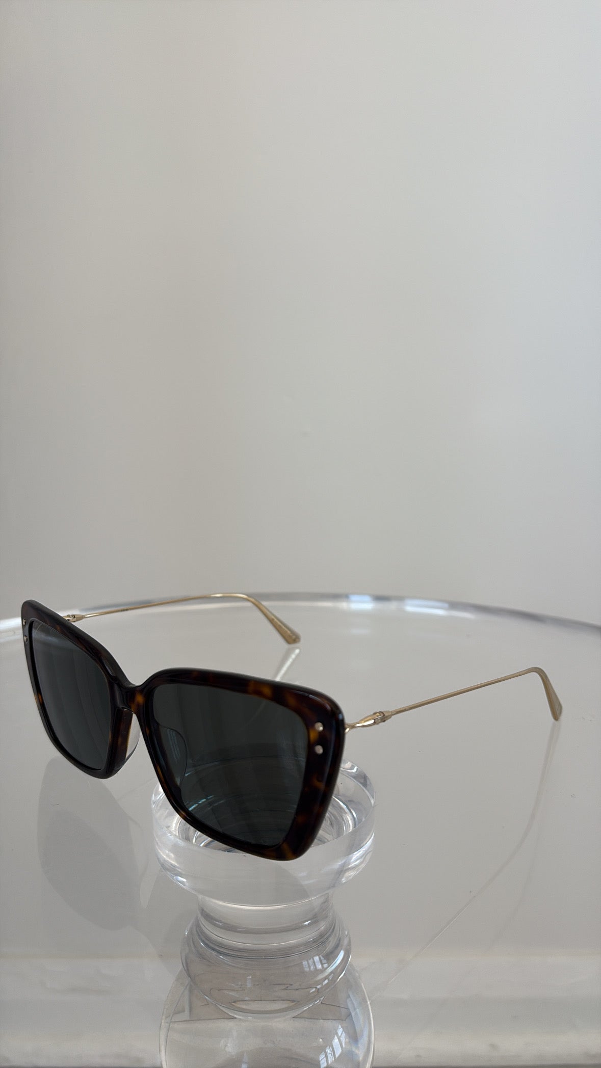 Dior Tortoiseshell Cat Eye Sunglasses