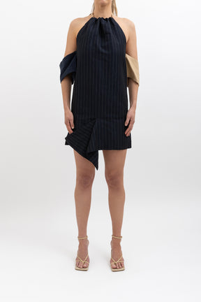 Pinstripe Mini Dress