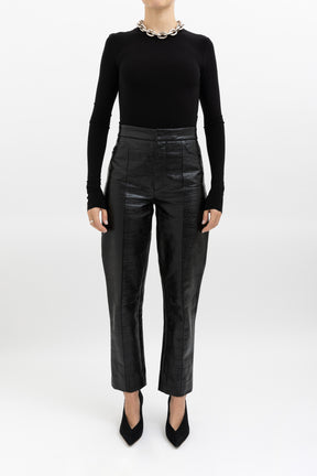 Coated Olbia Straight Leg Pant