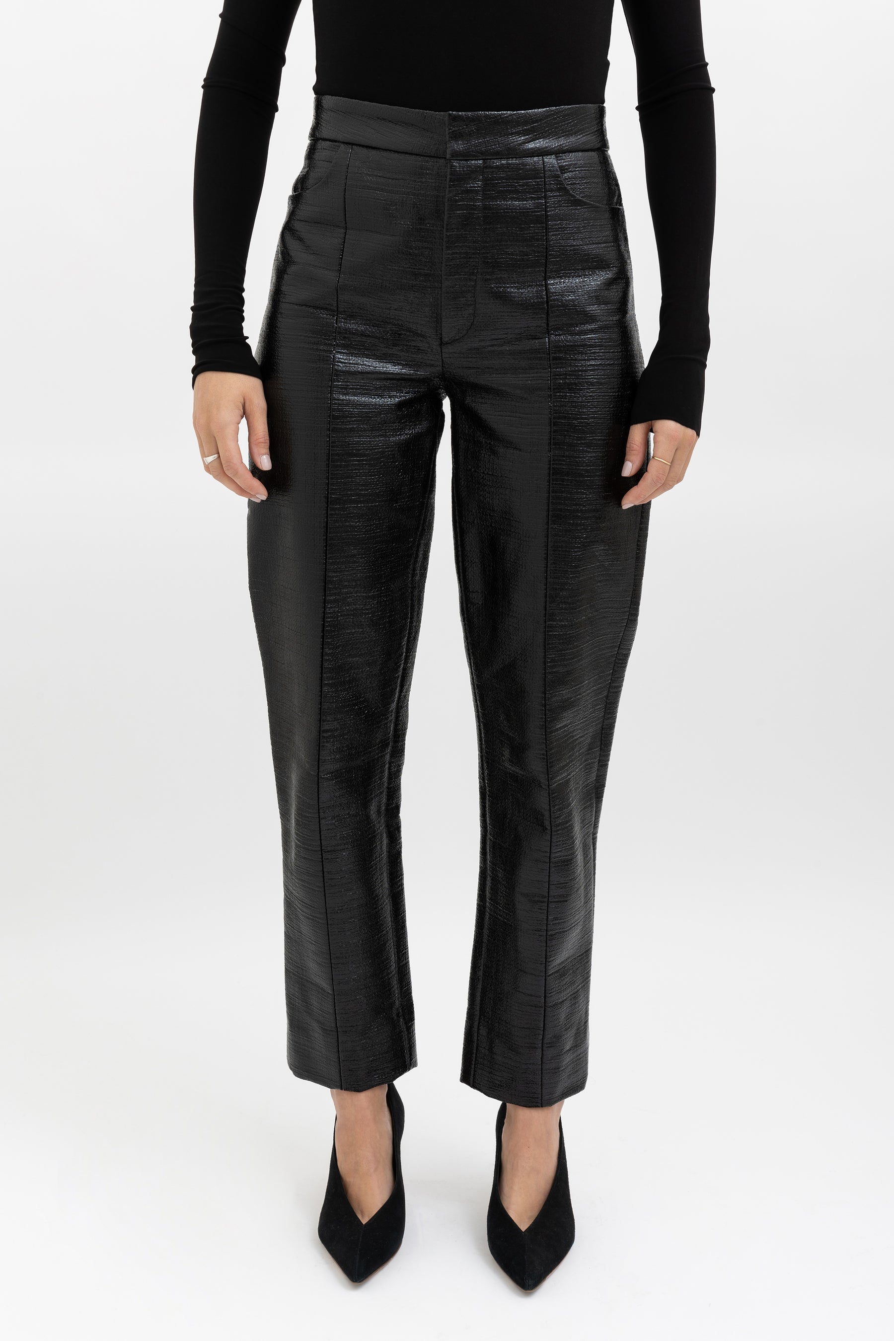 Coated Olbia Straight Leg Pant