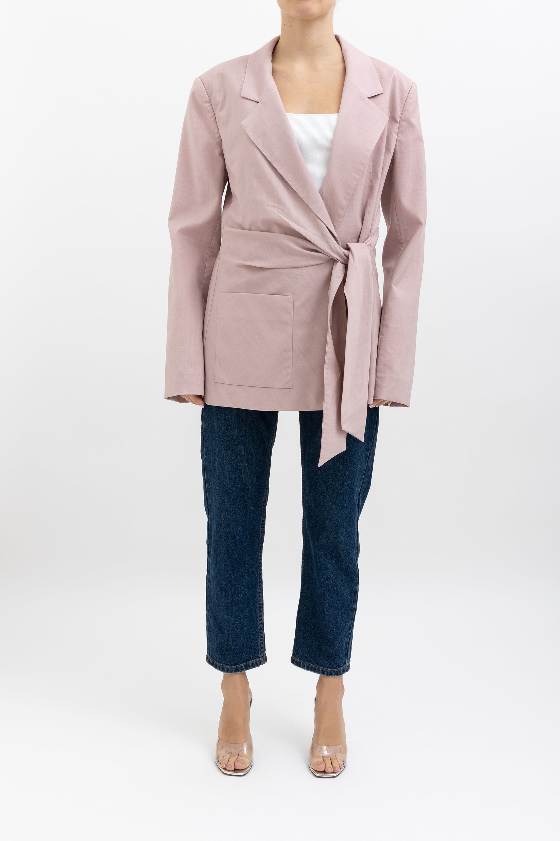 Wrap Tie Blazer