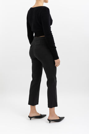 Wool Blend Tailored Pant
