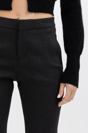 Wool Blend Tailored Pant