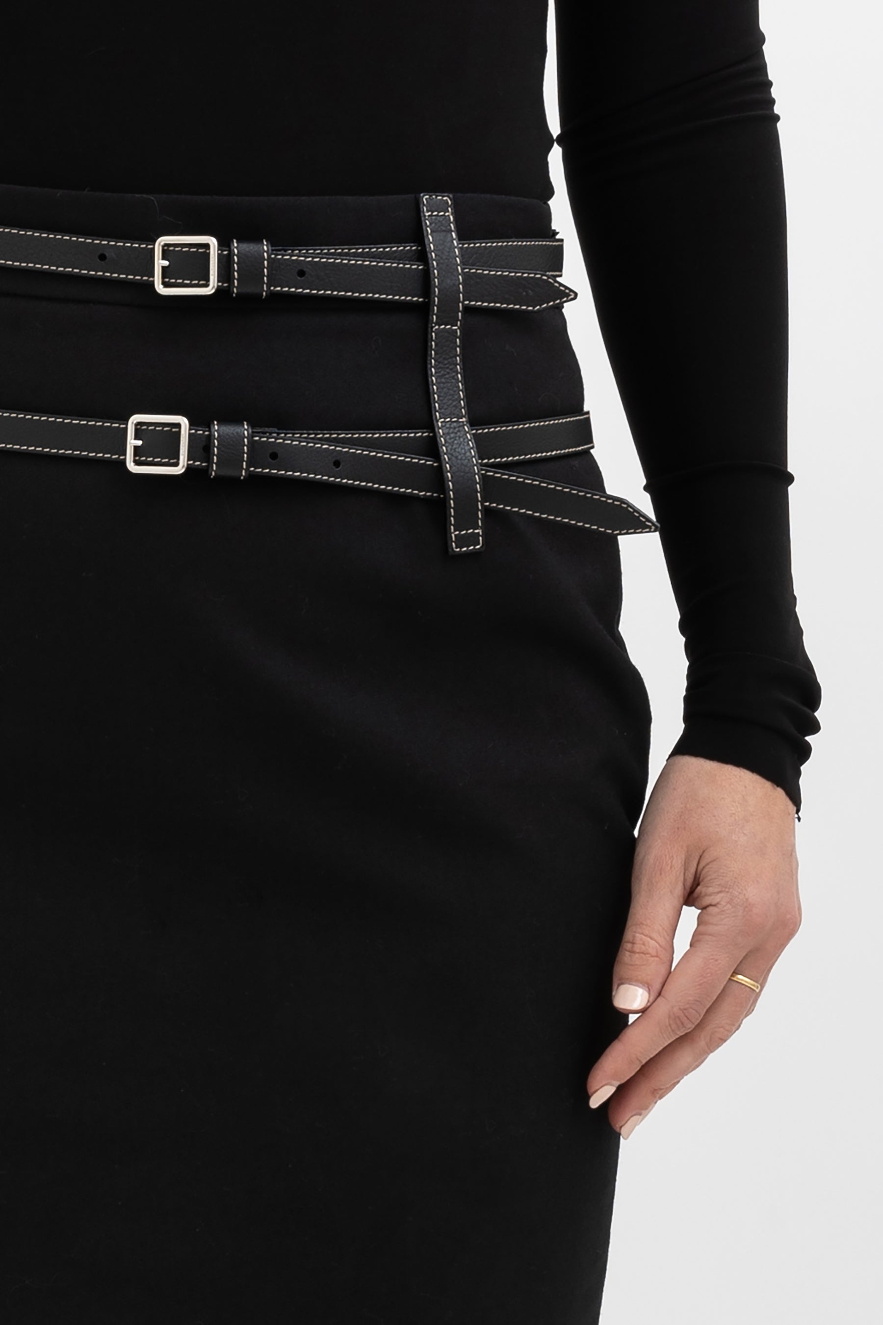 Leather Harness Skirt