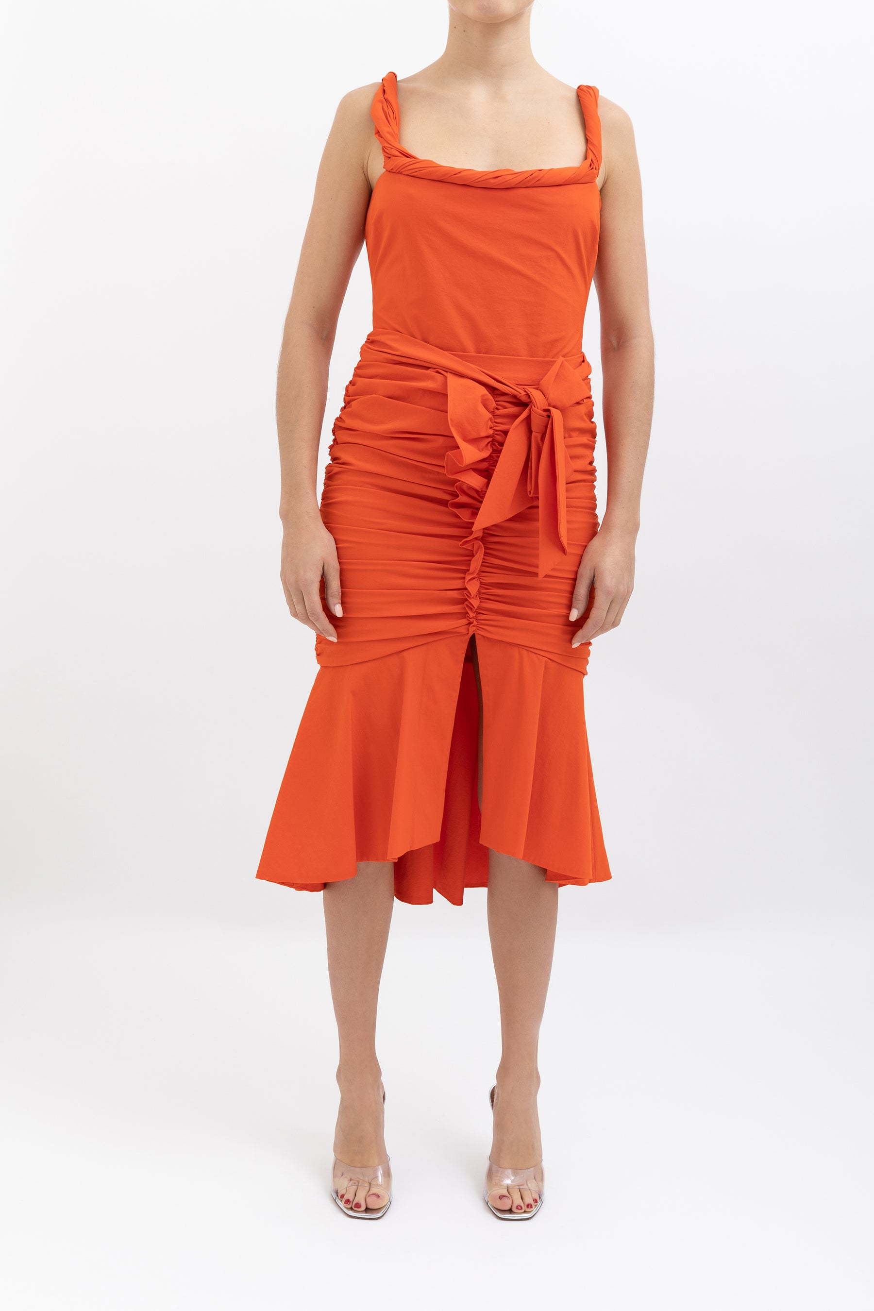 Brescia Bodysuit and Ruched Skirt Set