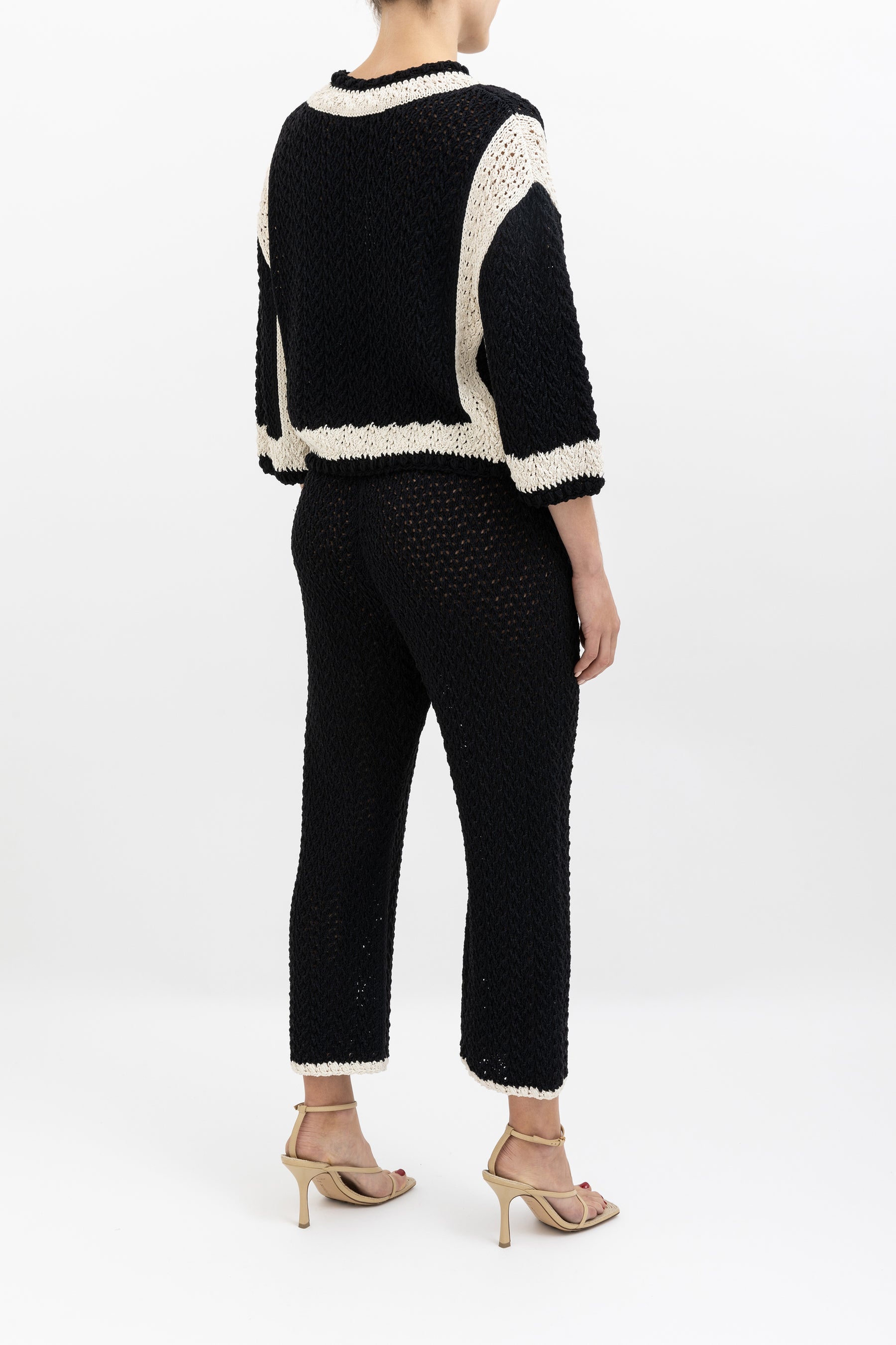 Knitted Cardigan Top and Pant Set
