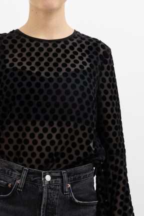 Spotted Blouse