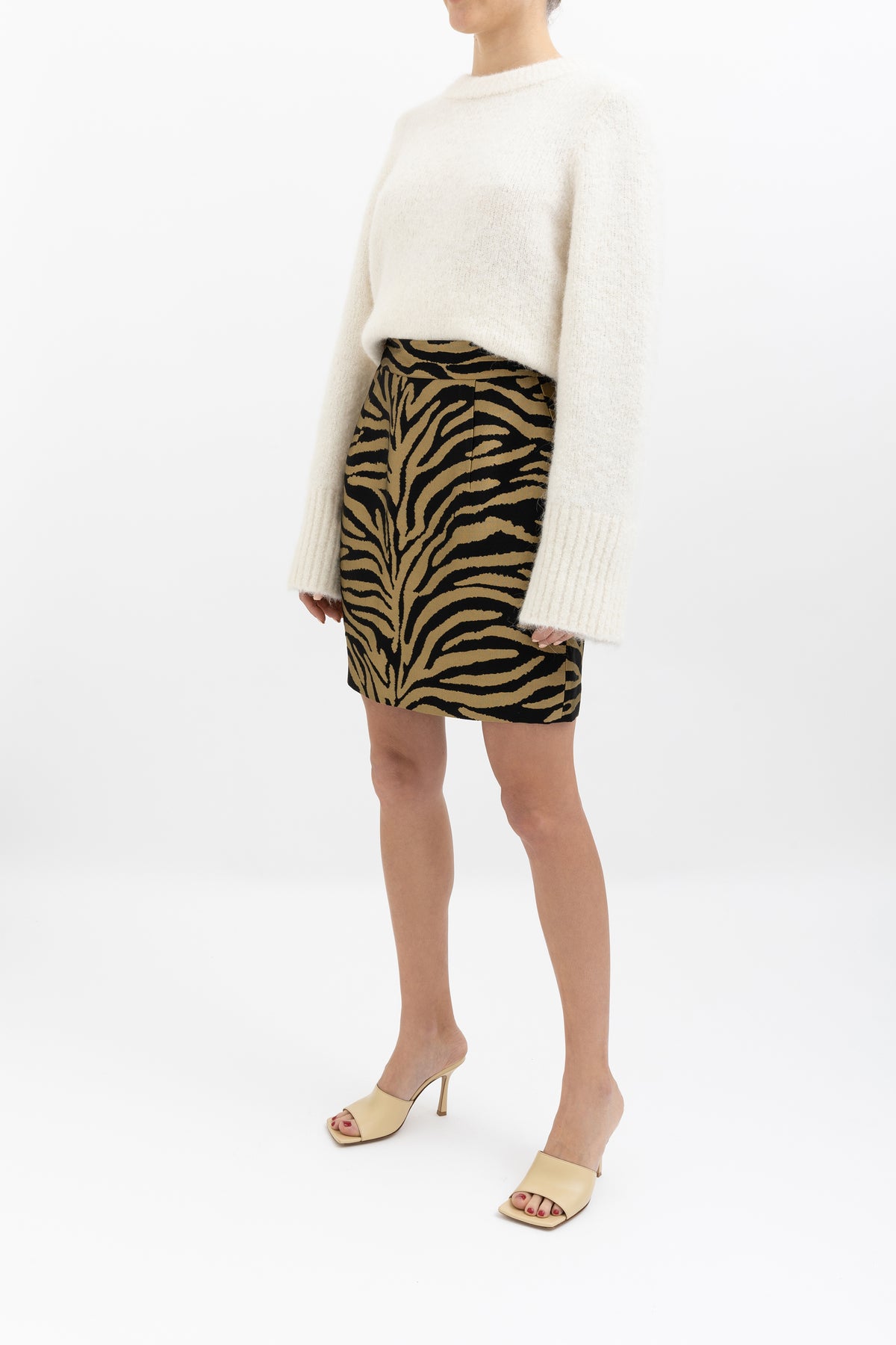 Eiko Zebra Mini Skirt
