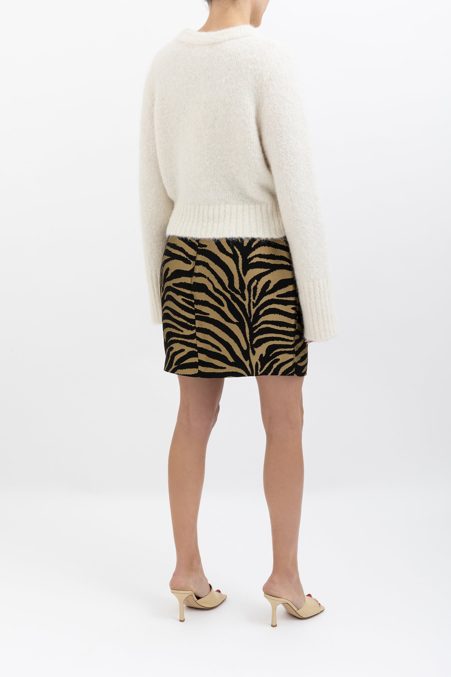 Eiko Zebra Mini Skirt