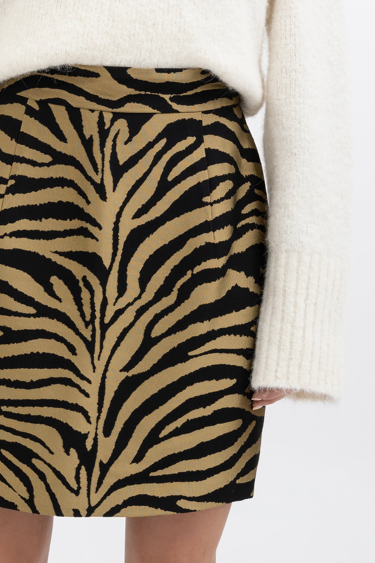 Eiko Zebra Mini Skirt