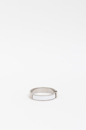Hermes Clic H bracelet White Silver