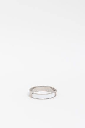 Hermes Clic H bracelet White Silver