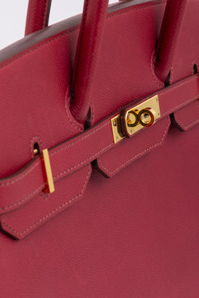 Rouge Grenat Epsom 35 Birkin Bag