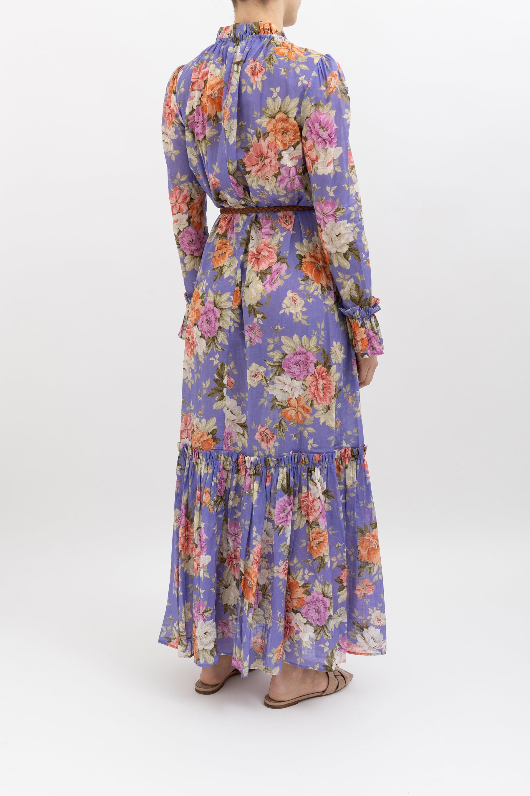 Pattie Frill Maxi Dress