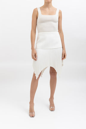 Pleated Mini Skirt