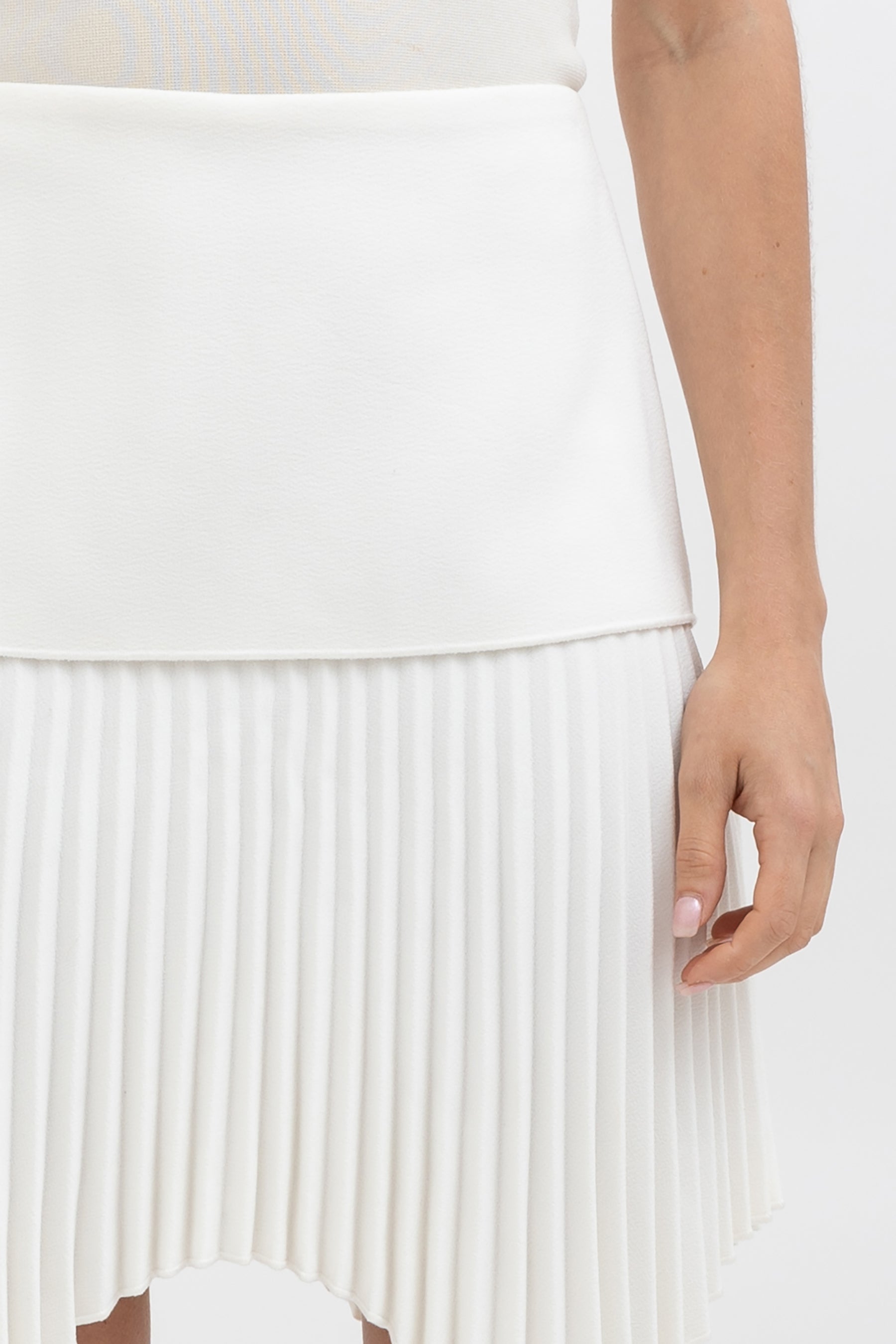 Pleated Mini Skirt
