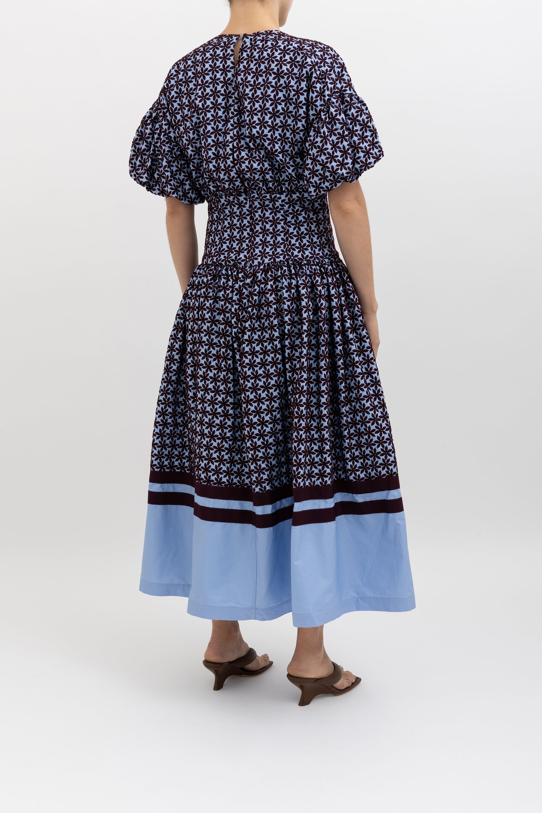 Allie Embroidered Midi Dress