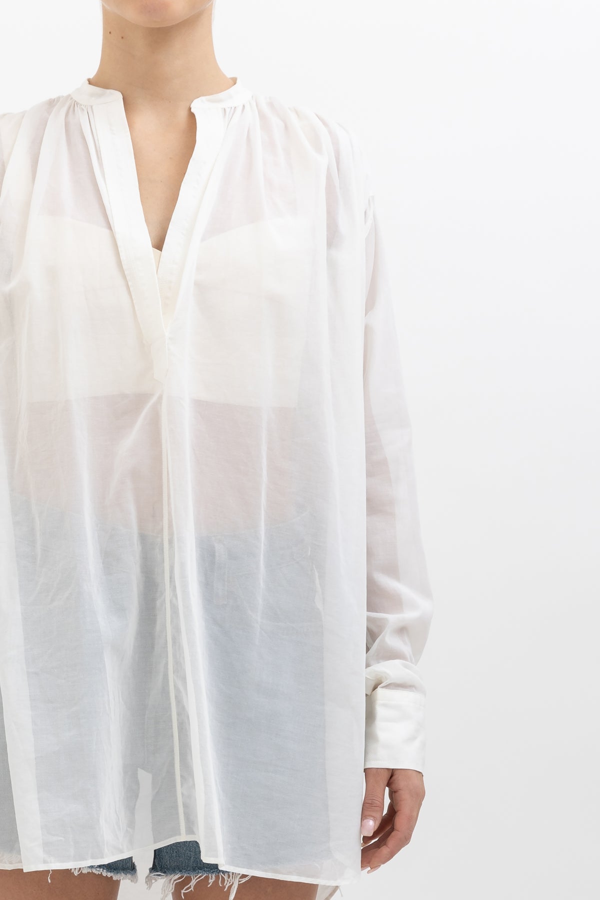 Oversized Peasant Blouse