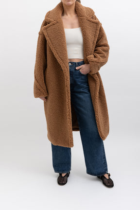 Cocoon Oversized Faux Fur Coat
