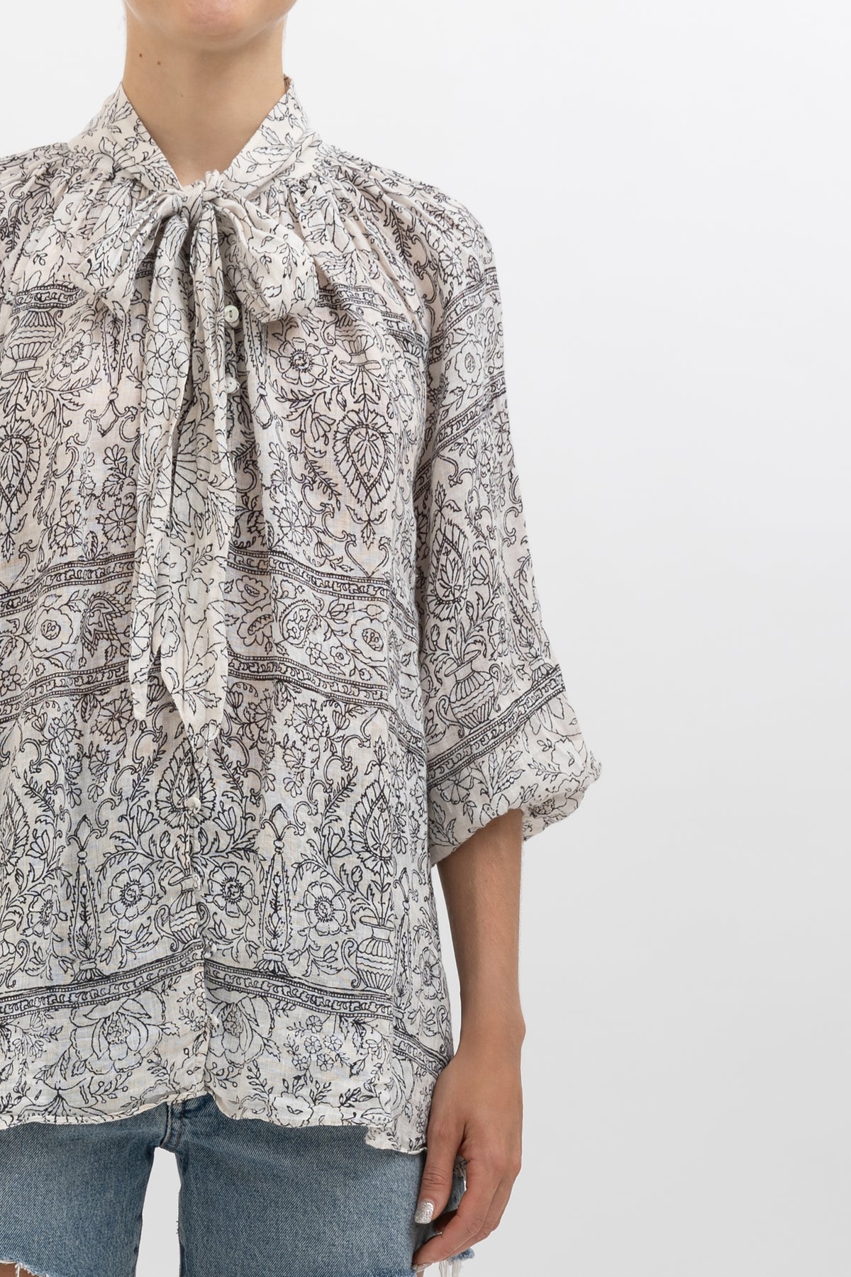 Caravan Bow Smock Top
