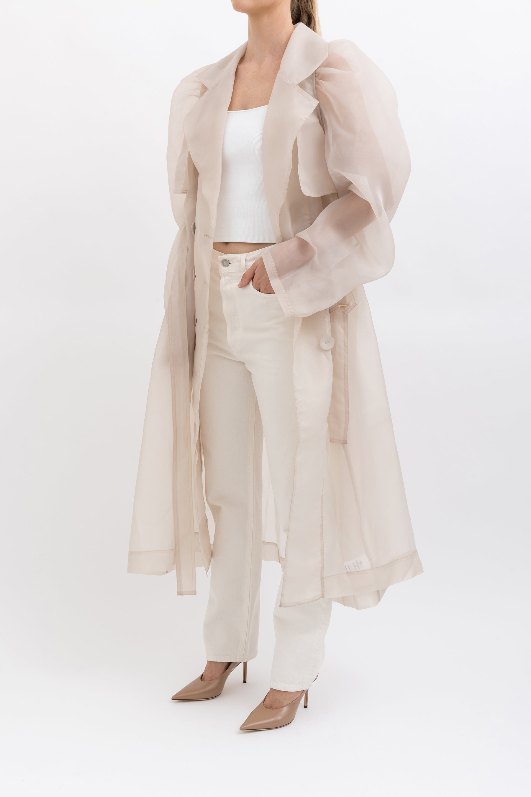 Roxanne Organza Trench Coat